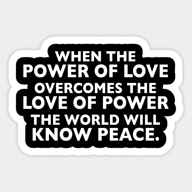 POWER OF LOVE Sticker by TheCosmicTradingPost